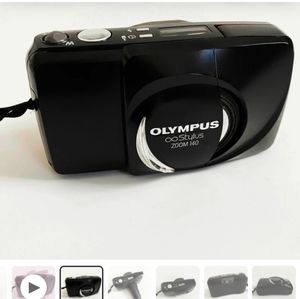 Vintage Olympus Stylus Zoom 140 (Black) 35mm
